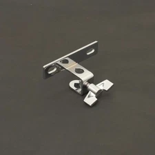 Unbranded Toca-Style Woodblock Mounting Bracket, Chrome, 3.5-inch Width