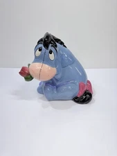 Rare Eeyore Holding A Rose Walt Disney Cookie Jar Winnie the Pooh