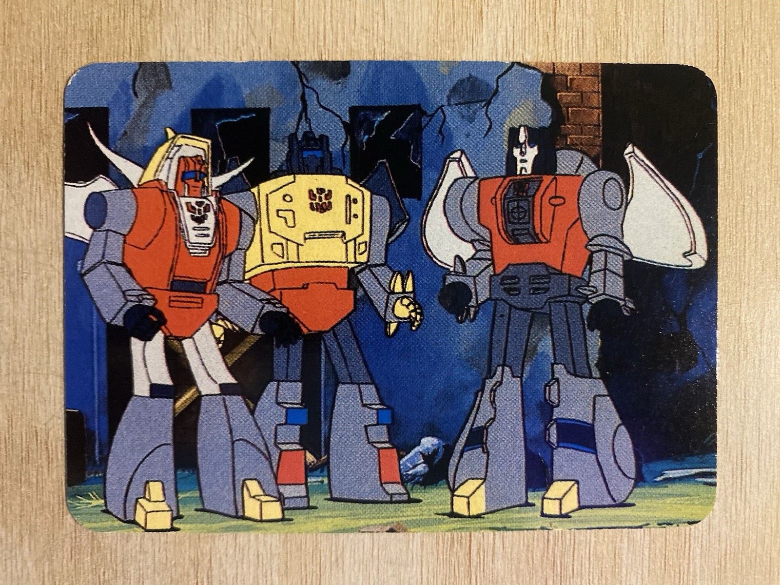 1985 Hasbro Transformers Action Trading Card #159 Decepticon Destroyers