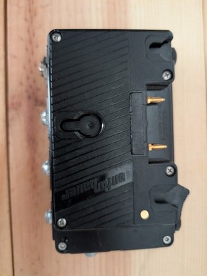 Wooden Camera D-Box Power Distribution - Custom  - Gold Mount to V-Mount 
