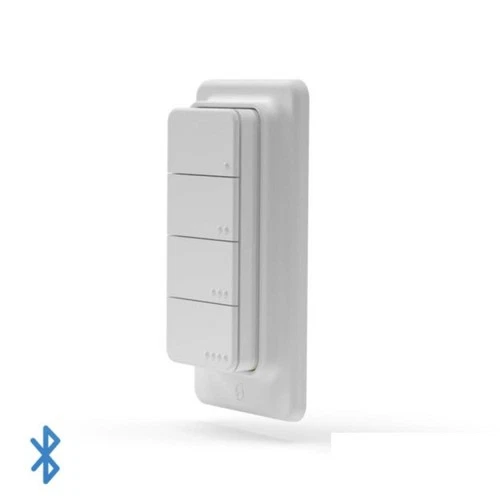 Shelly BLU RC Button 4, Fernbedienung inkl. Magnethalter, 4-fach, 16 Aktionen,