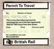 Portslade 01 - PERTIS Permit to Travel - Brighton East Sussex BN3