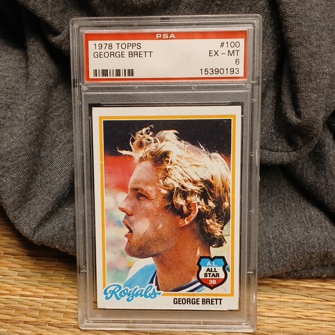 Topps 1978 George Brett #100 PSA EX-MT 6 A.L. All Star Kansas City Royals