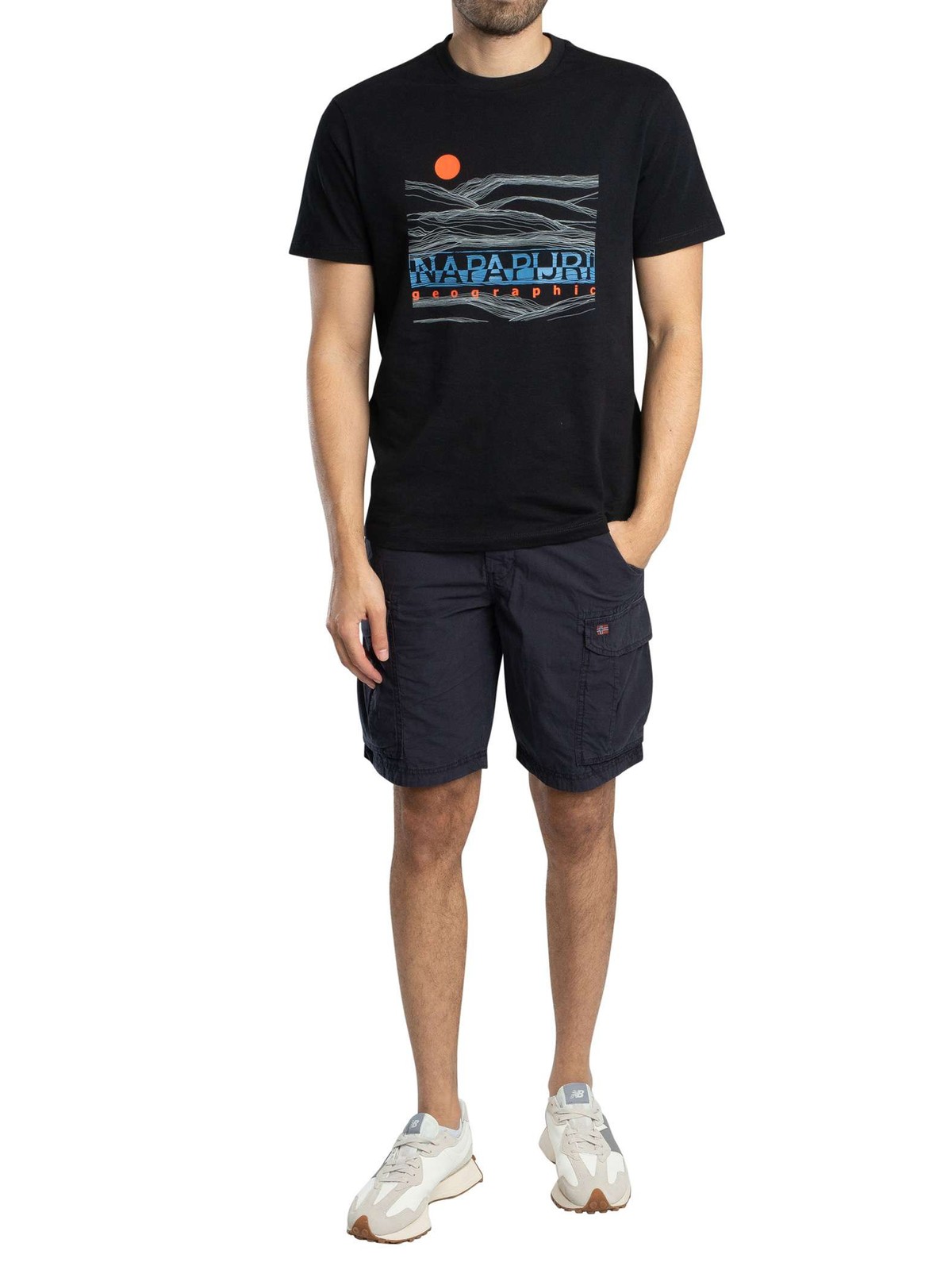 Napapijri Men's Noto 2.0 Cargo Shorts, Blue image 6