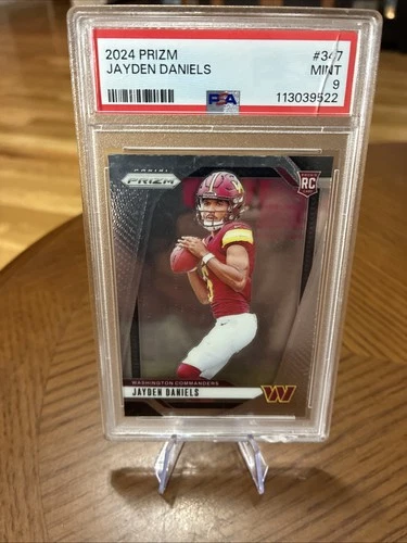 2024 Panini Prizm - Rookies Jayden Daniels #347 (RC) PSA 9 ( Read Description)