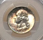 1947-S WASHINGTON QUARTER PCGS MS65 101896 - NICELY TONED