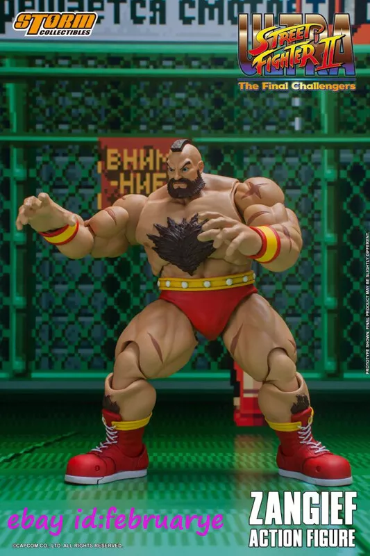 Ultra Street Fighter II Zangief 1:12 Action Figure - 2021 Event Exclusive