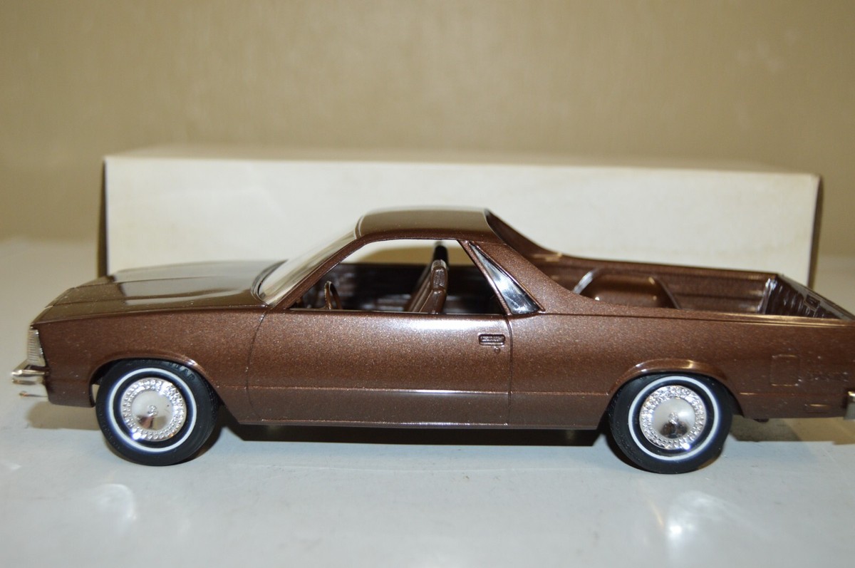 NOS MPC 1981 Chevrolet El Camino Sandstone brown Dealer Promo car