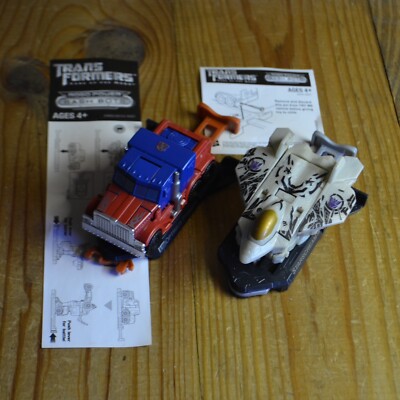 Loose Mint Complete TRANSFORMERS Dark Of The Moon Robo Power Bash Bots Figures
