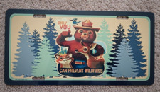 U.S. FOREST SERVICE SMOKEY BEAR METAL LICENSE...