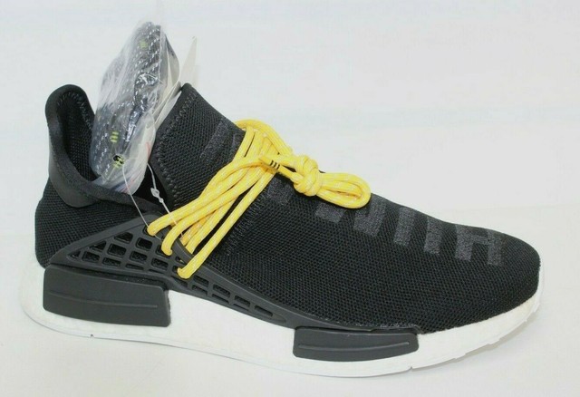 human race black with yellow laces