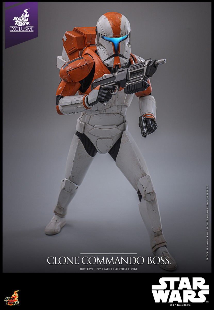 Hot Toys TMS151 Star Wars Clone Commando Boss 1/6 Action Figure In