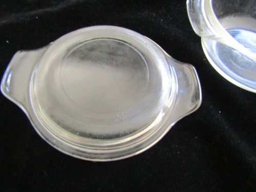 Vintage Small Glass Anchor Hocking Fire King Pyrex Dish With Lid Made in USA - Bild 3 von 7