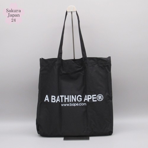 BAPE A Bathing Ape Tote Bag Black APE HEAD Print smart April 2015 Mag Free Gift - Picture 6 of 20