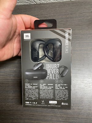 JBL ENDURANCE PEAK3　ブラック　2時間のみ使用 JBL Endurance Peak 3 | 防水防塵対応完全ワイヤレスイヤホン
