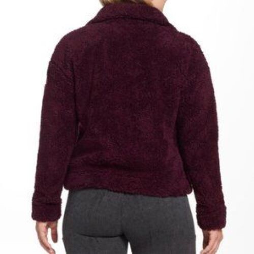 CHAQUETA SHERPA NUEVA CON ETIQUETAS JUNIOR/MUJER DISEÑO ALPINO PÚRPURA DISEÑO TALIA RIDGE ¡¡LINDA!! PEQUEÑO - Imagen 2 de 7