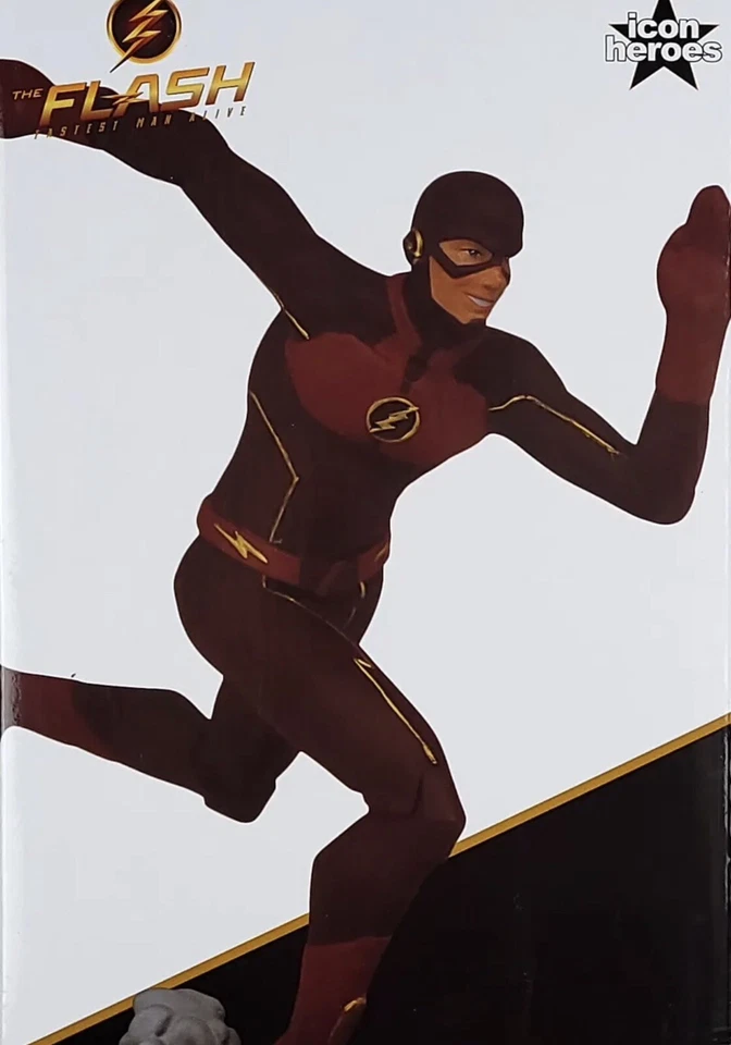 DC Icon Heroes The Flash Animated Collectible Limited Edition Statue - Image 3 of 4