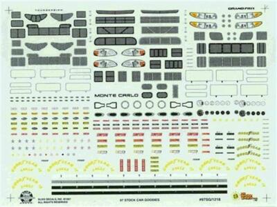 Slixx 1218 1997 Goodies Nascar 1/24 1/25 waterslide decal