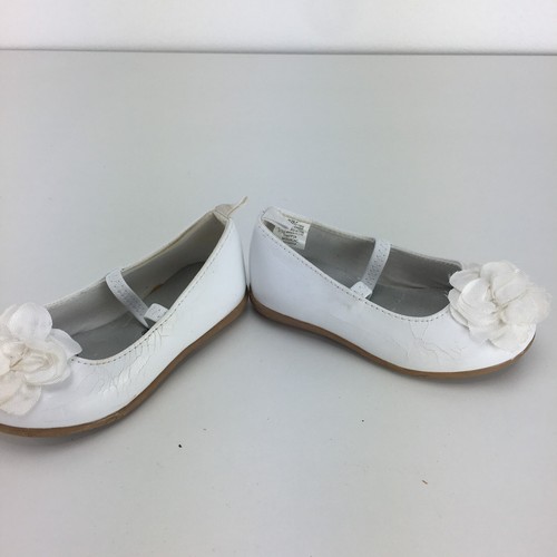 Ballet Flats Shoes Baby Toddler Girl Zoe Zack Gold 5.5 Koala Kids White 5 **FLAW - Picture 10 of 21