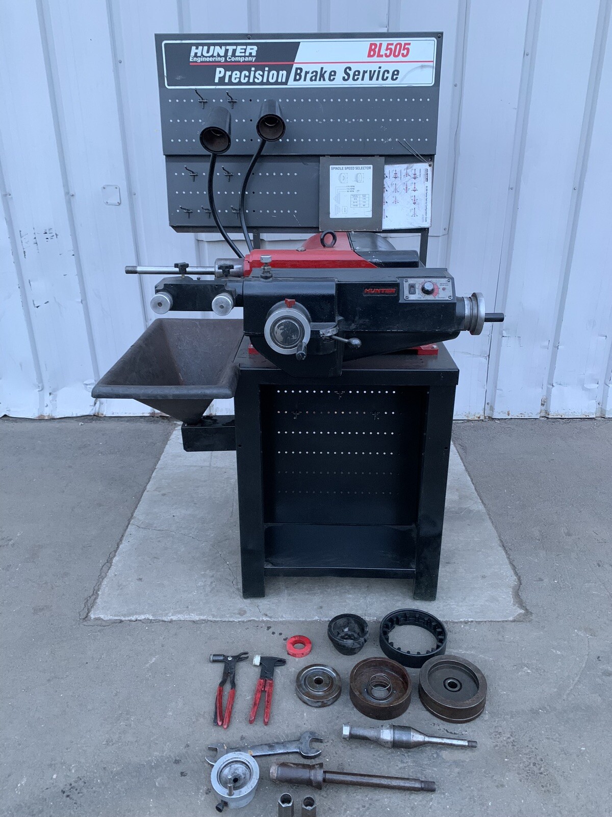 Hunter Engineering BL505 Brake Lathe W/ Some Misc. Tooling (working) eBay