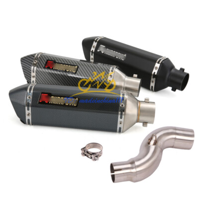 For Honda CTX 700 Exhaust Mid Pipe Slip-on 51mm Tail Mufflers Modified System