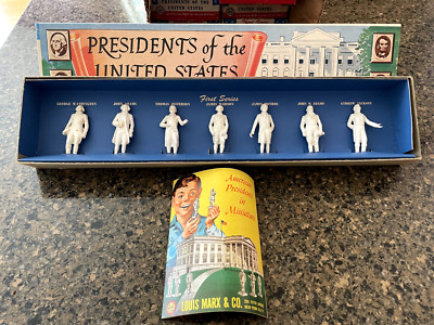 Louis Marx & Co c1954 Complete Set Presidents of the United States 5 Series Plus