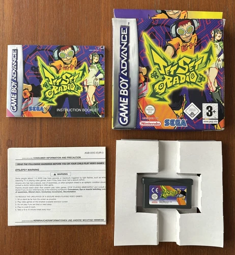 JET SET RADIO NINTENDO GAME BOY ADVANCE COMPLETE