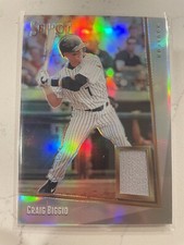 2020 Panini Select 1993 Retro Materials Holo Prizm #d /75 Craig Biggio SP SSP
