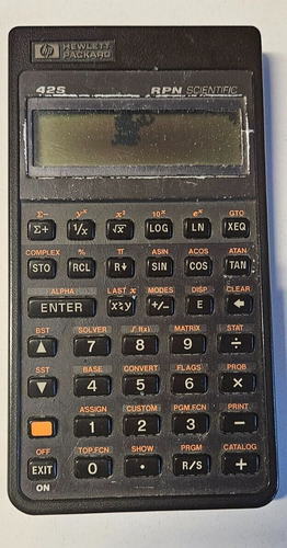 Calculatrice Scientifique Hewlett Packard 42S Rpn Avec Étui