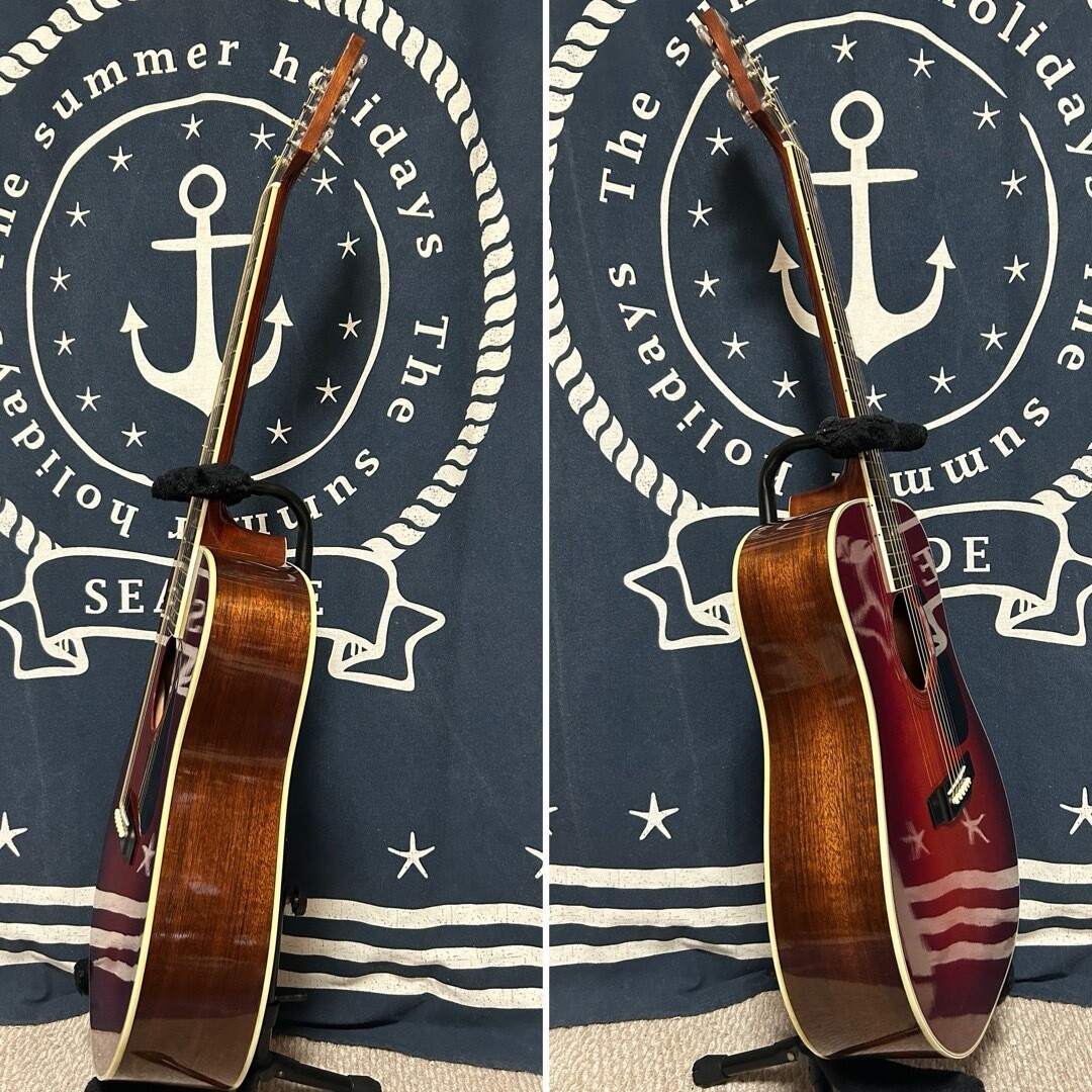 最終特価❣️80s初期ビンテージ❣️レア単板トップ❣️モーリスMV701aw良質良音 Acoustic Guitar Morris MV701AW Vanguard Series Early 80s