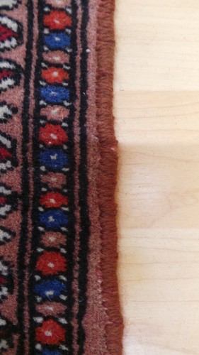 Oriental Hall Runner Carpet Rug Hand Made Wool Vintage Jaldar 9ft 11" x 2ft 8" - Picture 9 of 20