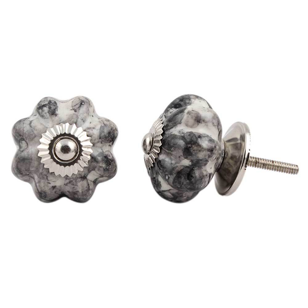 Black White Grey Ceramic Door Knobs China Knobs Porcelain