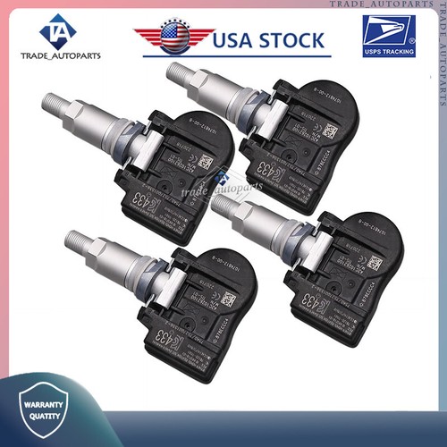 For 2015-2020 Tesla Model S X 433MHz Tire Pressure Sensor TPMS Kit 4x 107481200B - Picture 2 of 12