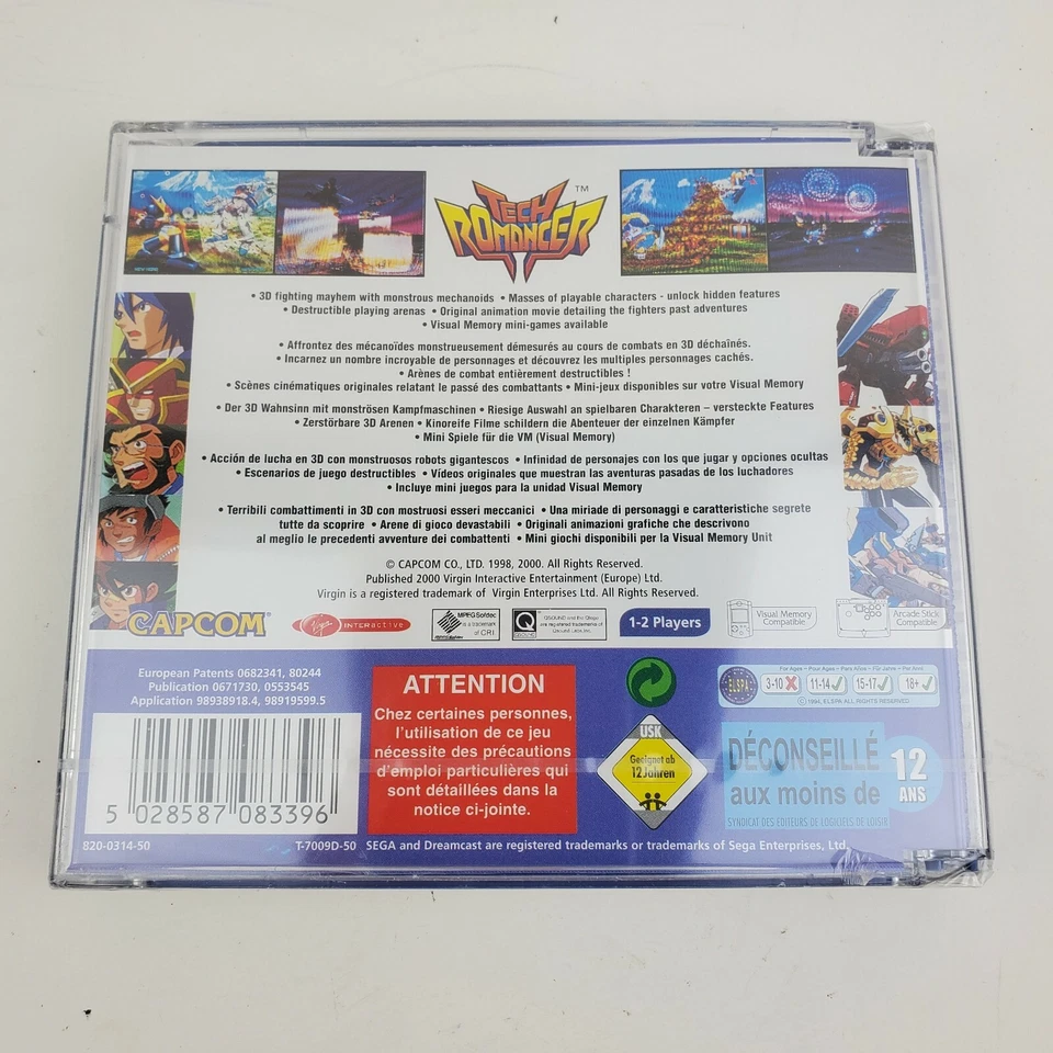 SEGA Dreamcast game - Tech Romancer BRAND NEW SEALED...... IMPORT  - Image 2 of 4