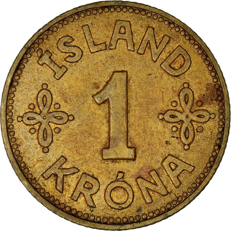 Iceland 1 Krona Coin | Christian X | 1925 - 1940 | eBay
