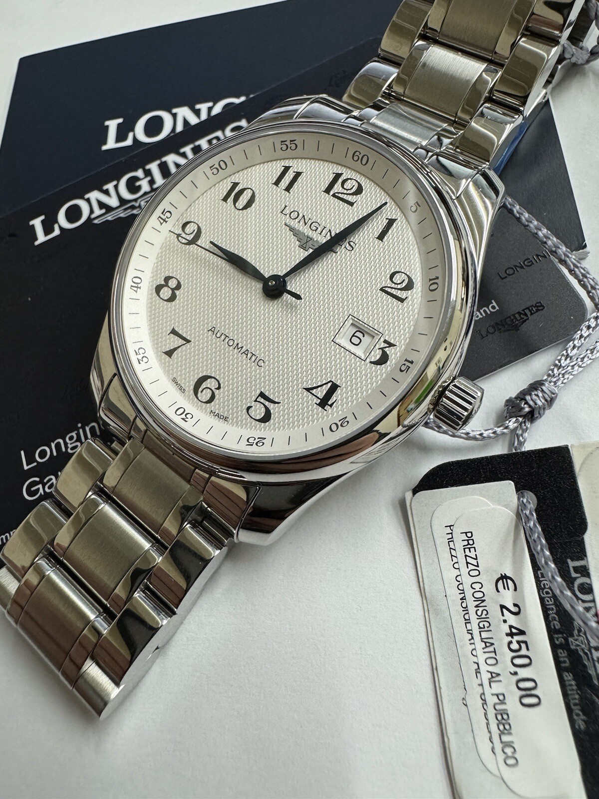 Longines The Master Collection Stainless Steel Bracelet Watch 40mm 