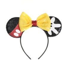 Mouse Ears Headbands Shiny Bows Mice Mouse Ears Glitter Party Princess Ear