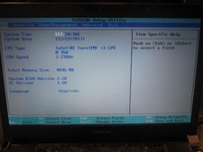 FOR PARTS - Toshiba Portege R705-P25 LAPTOP 4GBRAM BOOTS TO BIOS NoHD NoBATTERY