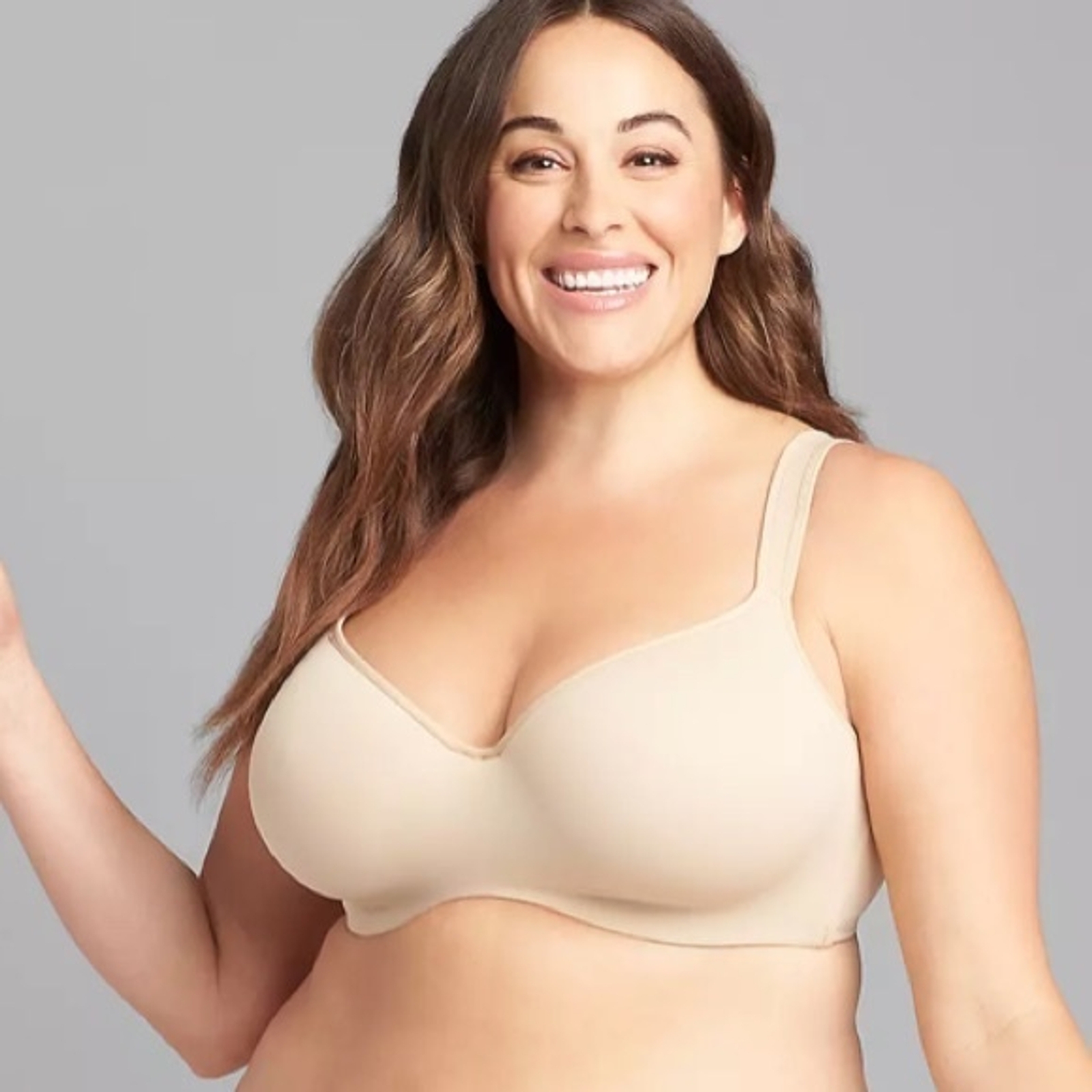 Cacique Nude Smooth Underwire Bra 48 C Gem