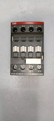 ABB AF38-40-00-11 55A 24-60VDC COIL 4POLL AF38 CONTACTOR FREE FAST SHIPPING