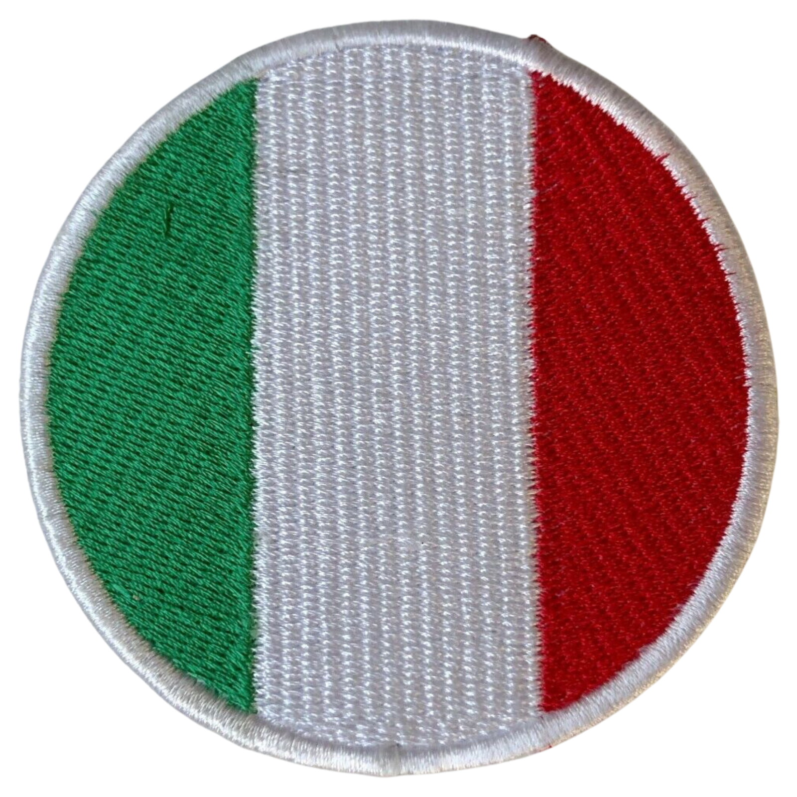 Italian Flag Racing Football Embroidered Iron-On Patch
