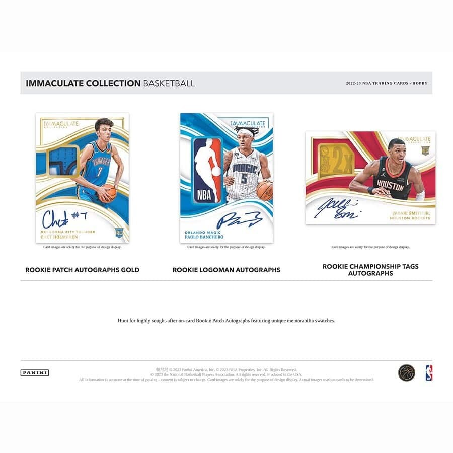 2022-23 Panini Immaculate Collection Basketball Hobby BOX SEALED