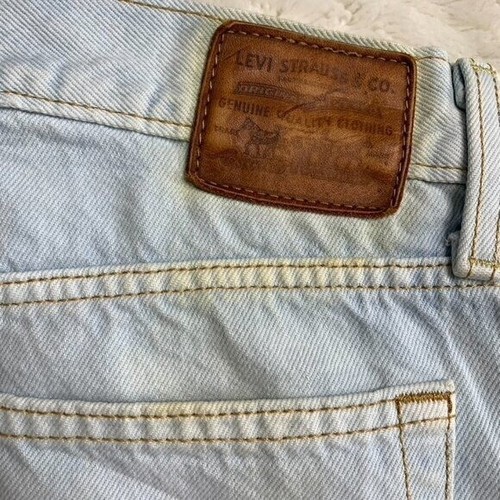Levi's Women's Wedgie Straight Big E Premium Light Denim Jeans Size 30 x 25.5" - Picture 5 of 16