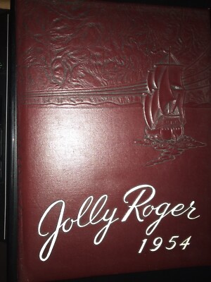 Jolly Roger (1954) First yearbook from then new Paramount High, Paramount CA