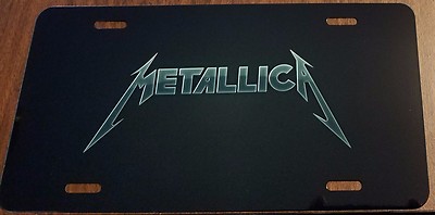 METALLICA CUSTOM LICENSE PLATE CAR EMBLEM 80'S ROCK Version | eBay