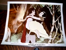 Snow White Color-Glos 11x14" lobby card Snow White and the Prince! 1937 original