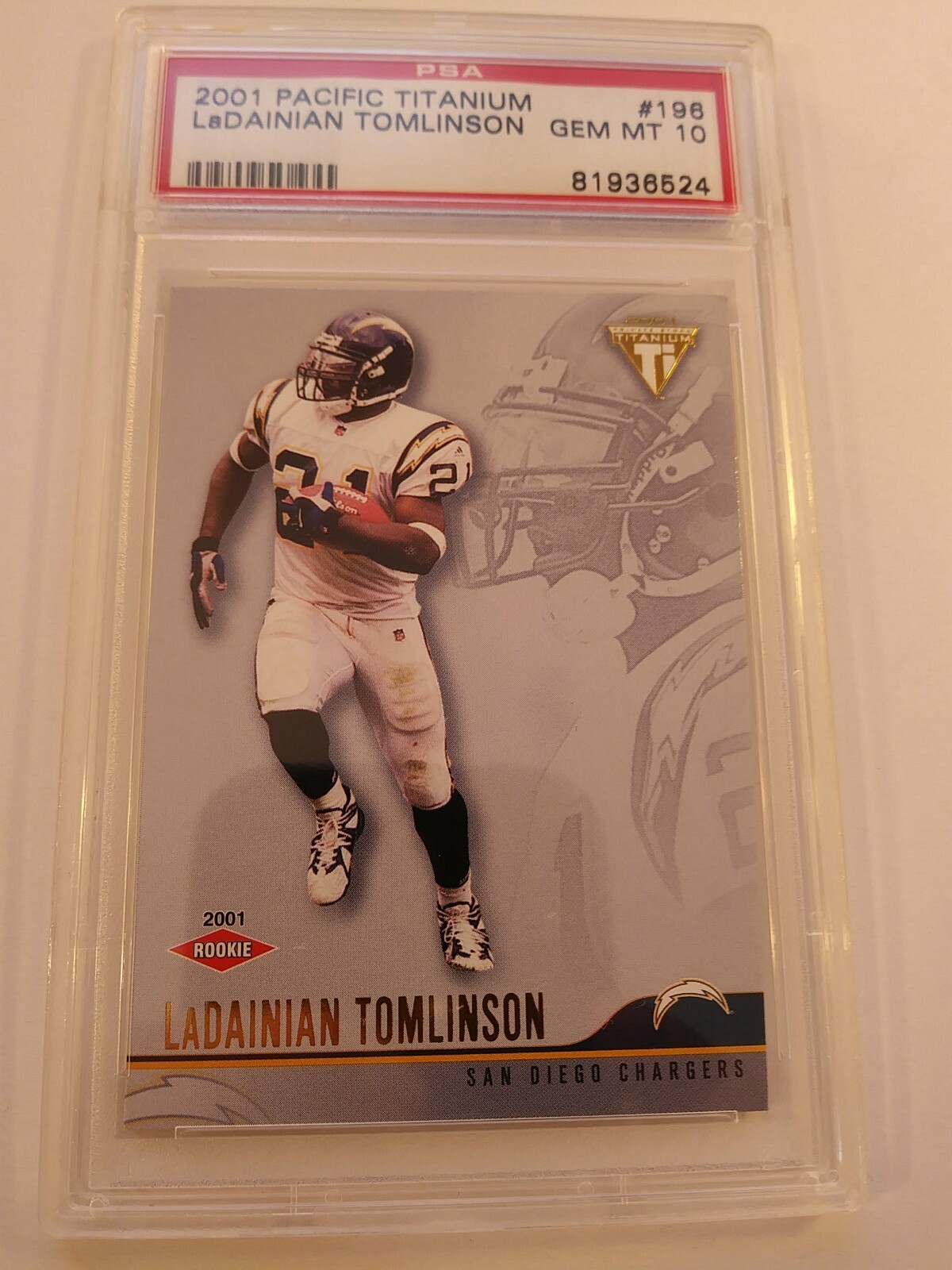 LaDainian Tomlinson Pacific Titanium #196 Base