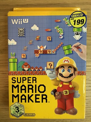 Super Mario Maker & Artbook (Nintendo Wii U, 2015) NEU SEALED!