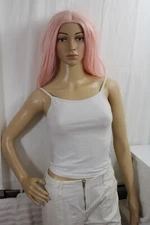 Women's White Polyester Crop Strap Tank Top XS Wild Fable Scoop Neck 