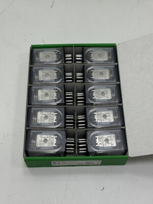 10x SCHNEIDER RUMC31ED UNIVERSAL RELAY ZELIO 3CO 10A RELAY CYLIND+LTB-LED 48VDC